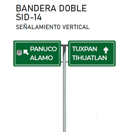 BANDERA DOBLE SID-14